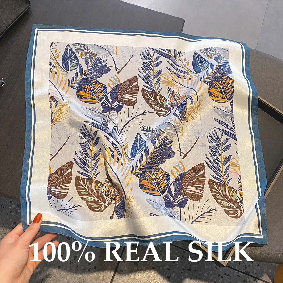 Accessories Brand For Women - Pañuelo de Seda 100% Real de