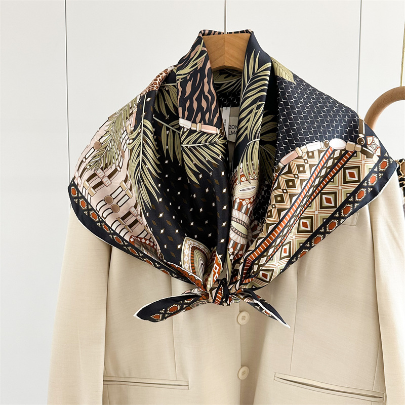 Accessories Brand For Women - Bufanda de sarga de seda de