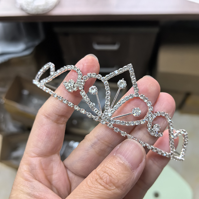 Corona nupcial de cristal de l - Women Accessories Wholesale reseña y precio