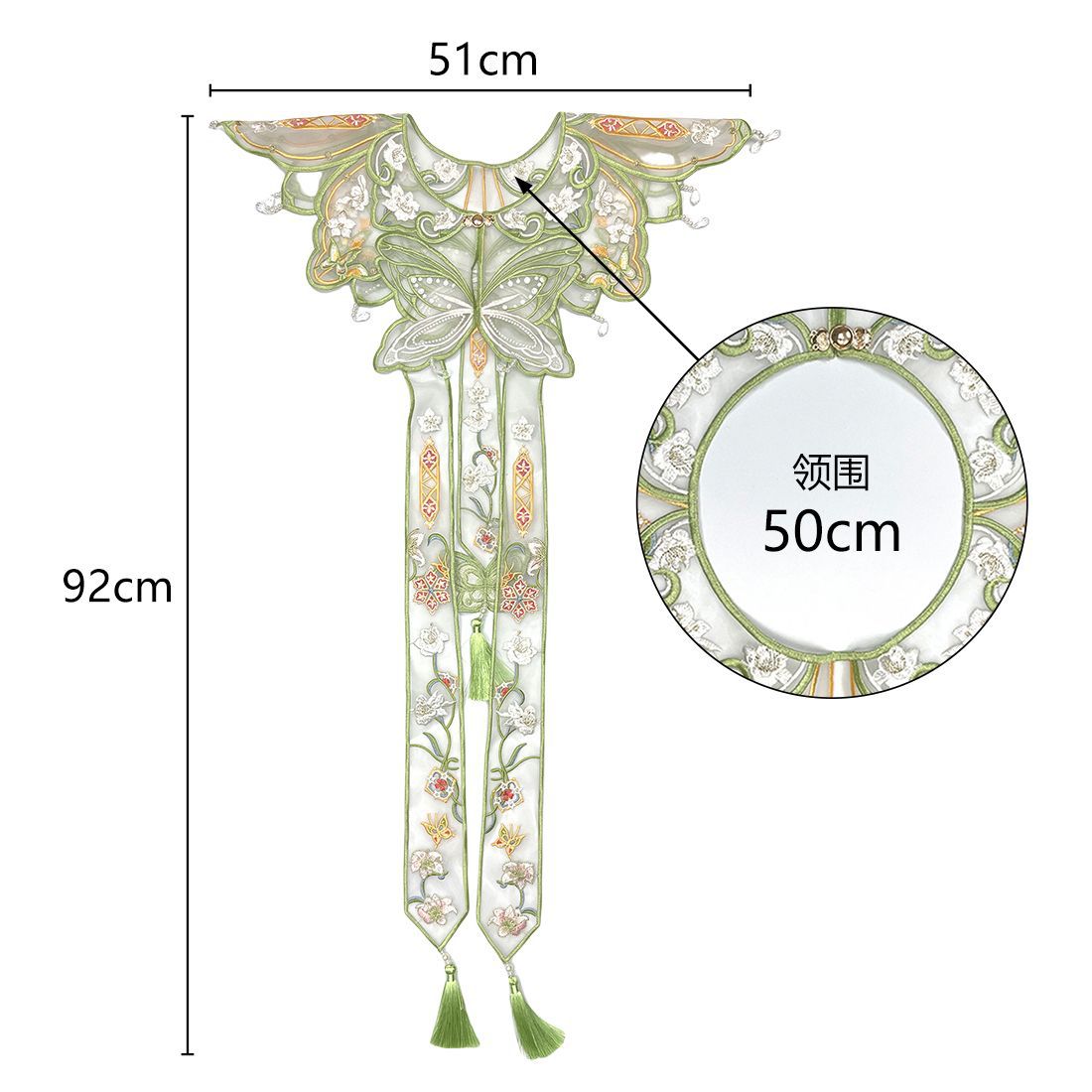 Chal de Hánfu Chino con Borlas - Women'S Accessories reseña y precio