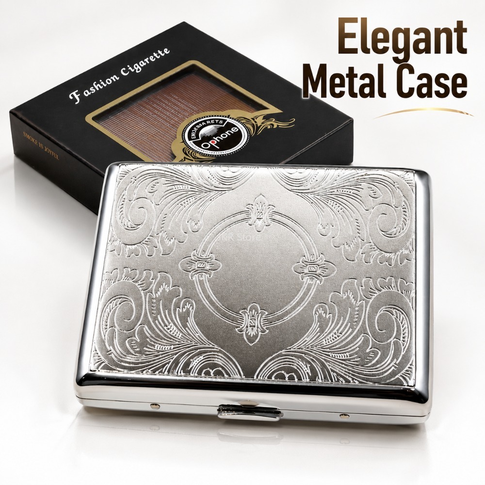 Caja de Cigarrillos de Acero I - Women'S Accessories reseña y precio