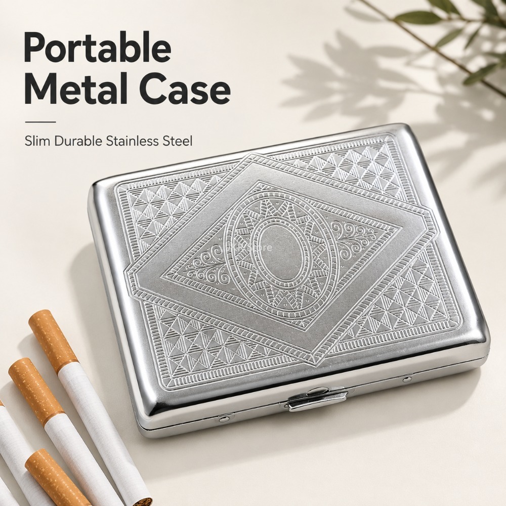 Caja de Cigarrillos de Acero I - Women'S Accessories reseña y precio