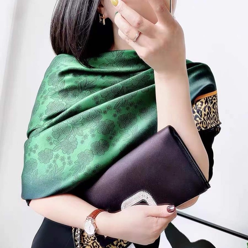 [BYSIFA] nueva bufanda de seda - Accessories Brand For Women reseña y precio